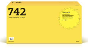 Картридж  CE742A желтый для HP